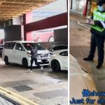 Illegal parking blocks waterfront at Shun Tak Centre 「做show 俾老細睇」信德中心代客泊車公然違規